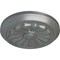 Ekena Millwork Olivia Ceiling Medallion (Fits Canopies up to 2 1/8"), Hand-Painted Platinum, 7 7/8"OD x 1 1/8"P CM07OLPLS - alternate 5